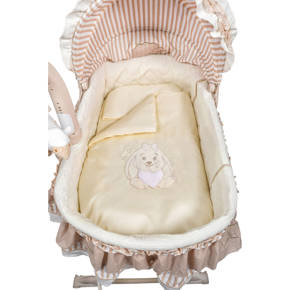 Комплект в колыбель Kids Fashion - Bunny Love для колыбели Simplicity (6 предметов)