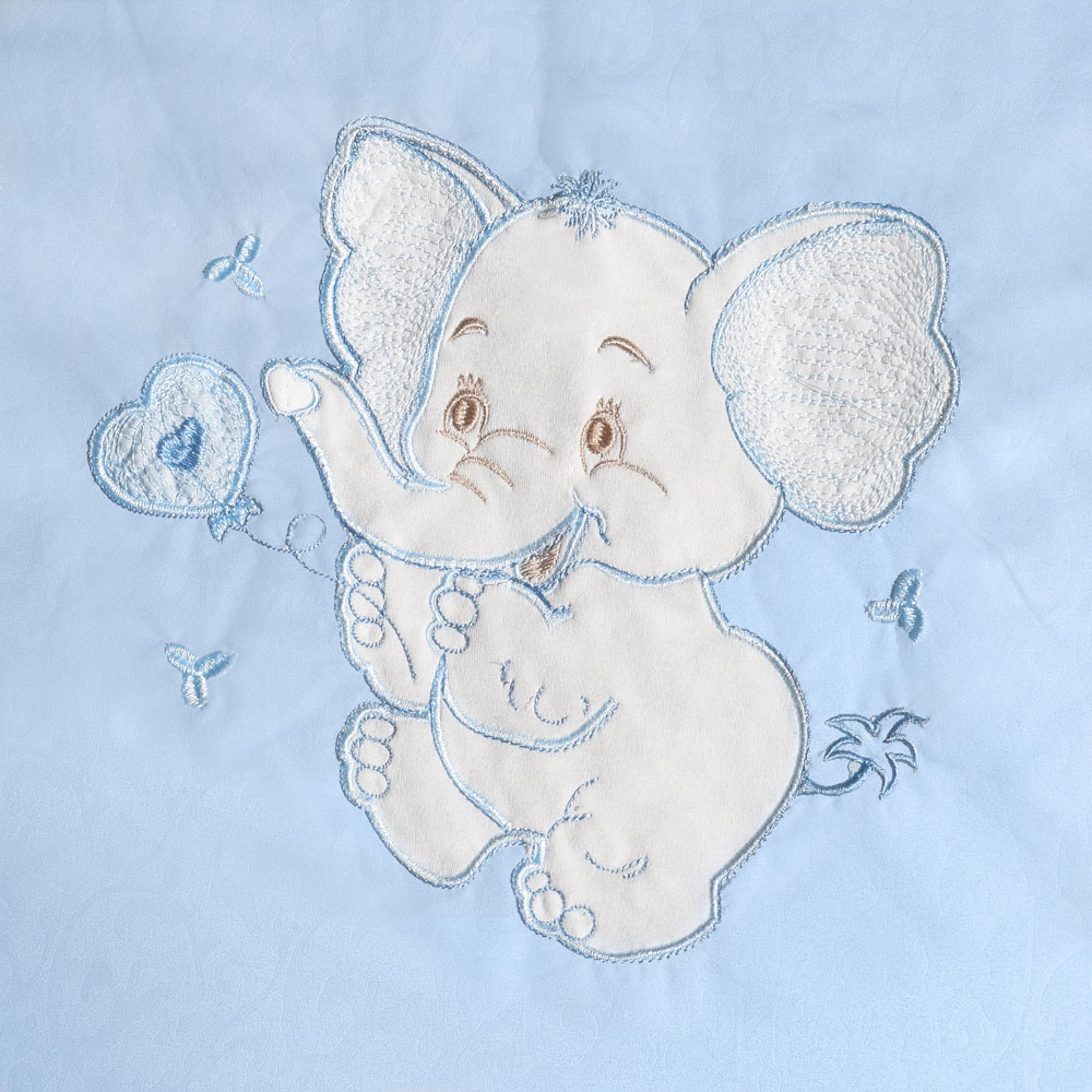 Комплект в колыбель Kids Fashion - Elefant для колыбели Simplicity (6 предметов)